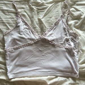 Aritzia Sun-deh Lace Trim Tank Top